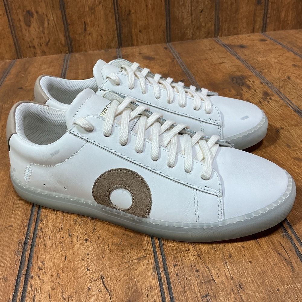 Oliver Cabell Low 1 Belmont Sand Ghost Women's Size 6 Italy Leather Sneakers